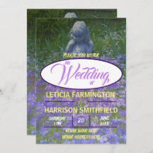 ブルーバイオレット忘れフロックス・メノーの女の子の像