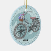 ブルーバイクのオーナメント セラミックオーナメント (右)
