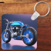 ブルーバイクキーチェーン キーホルダー (裏面)