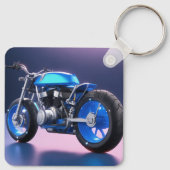ブルーバイクキーチェーン キーホルダー (裏面)