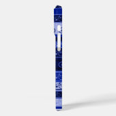 ブルーバイクストライプオン Case-Mate iPhoneケース (裏面 / 左)