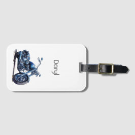 ブルーバイク誕生日 ラゲッジタグ