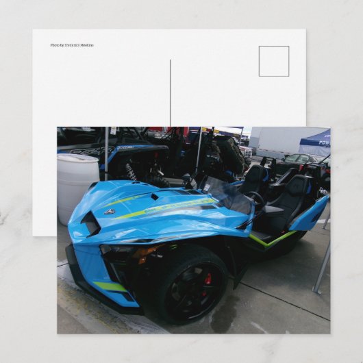 ブルーバイク ポストカード (正面/裏面)