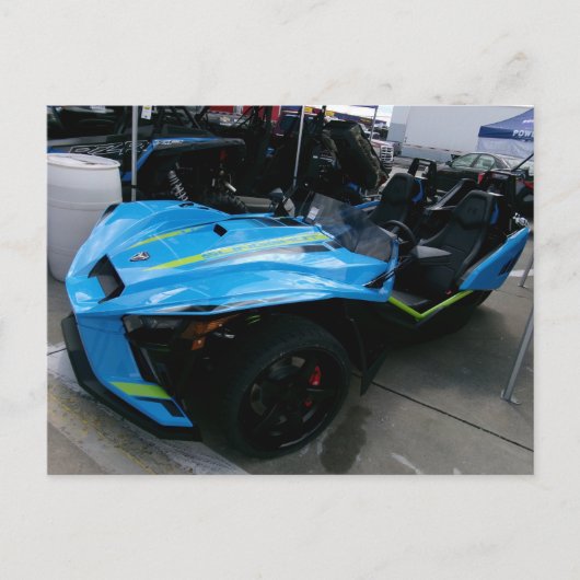 ブルーバイク ポストカード (正面)