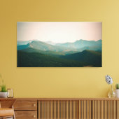 ブルーバイザマウンテンズ キャンバスプリント (インサイチュ (リビング))