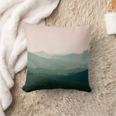 ブルーバイザマウンテンズ クッション (ブランケット)