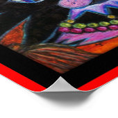 ブルーバイユージャズキャット ポスター (角)