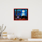 ブルーバイユージャズキャット ポスター (キッチン)