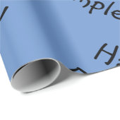 ブルーバイリンガルラッピング紙ハッピーバースデー ラッピングペーパー (ロールコーナー)