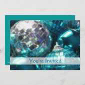 ブルーバウブルズ「招待されました」招待 招待状 (正面/裏面)