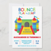 ブルーバウンス遊及びジャンプ招待状 案内状 (正面)