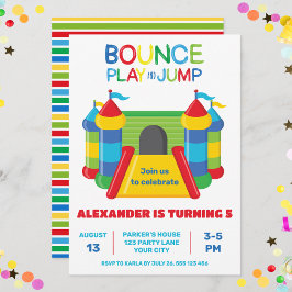 ブルーバウンス遊及びジャンプ招待状 案内状