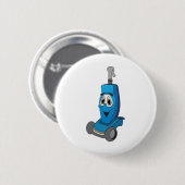 ブルーバキュームクリーナー 缶バッジ (正面&裏面)