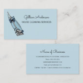 ブルーバクガーリーキュームクリーナーハウス清掃サービス 名刺 (正面/裏面)