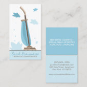 ブルーバクモダンキュームクリーナーハウスクリーニング 名刺 (正面/裏面)