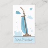 ブルーバクモダンキュームクリーナーハウスクリーニング 名刺 (正面)