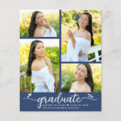 ブルーバジェット卒業4フォトスクリプト招待状 (正面)