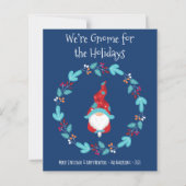 ブルーバジェット格言フォーホリデーズ小妖精や小人リースカード (正面)