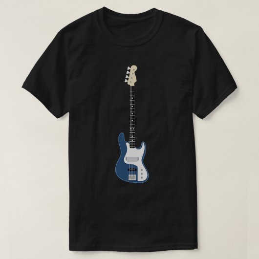 ブルーバスギター Tシャツ (デザイン正面)