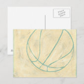 ブルーバスケットボールバイチャリラザリス ポストカード (正面/裏面)