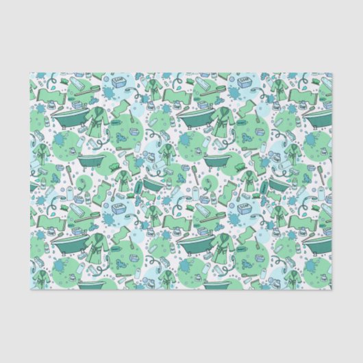 ブルーバスタイムおもしろいトイレをテーマ 薄葉紙 (正面)