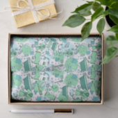 ブルーバスタイムおもしろいトイレをテーマ 薄葉紙 (ギフト)