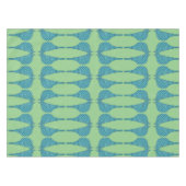 ブルーバストライプのード テーブルクロス (正面(横))