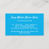 ブルーバスボムスパ天然石鹸 名刺 (裏面)