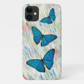 ブルーバタフライアートフォンケース Case-Mate iPhoneケース (裏面)