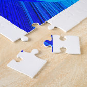 ブルーバタフライアート ジグソーパズル (側面)