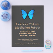 ブルーバタフライウィメンズヘルス&ウェルネスフライヤー チラシ (シングル)