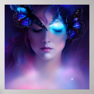 ブルーバタフライウーマン ポスター