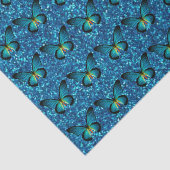 ブルーバタフライオンブルーグリッターティッシュペーパー 薄葉紙 (詳細)