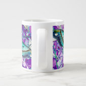 ブルーバタフライカップ ジャンボコーヒーマグカップ (裏面)