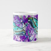 ブルーバタフライカップ ジャンボコーヒーマグカップ (正面)