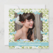 ブルーバタフライキンセアニェラ招待状写真 招待状 (裏面)