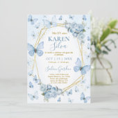 ブルーバタフライキンセアニェラ招待状 招待状 (スタンド正面)