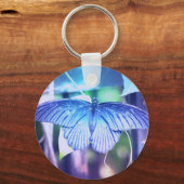 ブルーバタフライキーチェーン キーホルダー (正面)