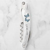 ブルーバタフライコルクフローラ ソムリエナイフ (正面)