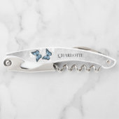 ブルーバタフライコルクフローラ ソムリエナイフ (正面)