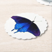 ブルーバタフライコースター（セット6） ペーパーコースター (アングル)