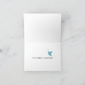 ブルーバタフライサンキュー サンキューカード (内部)