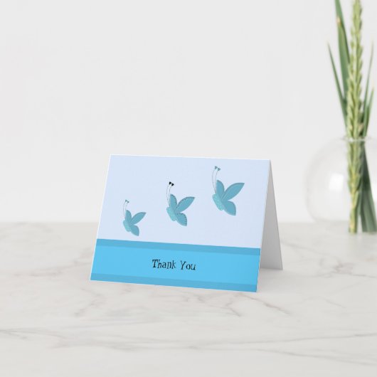 ブルーバタフライサンキュー サンキューカード (正面)