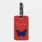 ブルーバタフライサンダー_コーブ ラゲッジタグ (裏面縦)