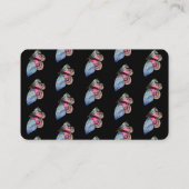 ブルーバタフライデジタルアート 名刺 (裏面)