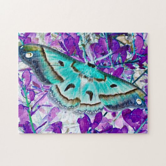 ブルーバタフライパズル ジグソーパズル (横)