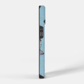 ブルーバタフライフォンケース | かわいいY2Kデザイン iPhoneケース (右側面)