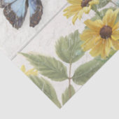 ブルーバタフライフラワーフローラひまわり切り離し 薄葉紙 (詳細)