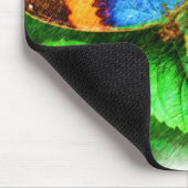 ブルーバタフライペンシャルアート マウスパッド (コーナー)