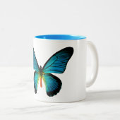 ブルーバタフライマグ ツートーンマグカップ (正面右)